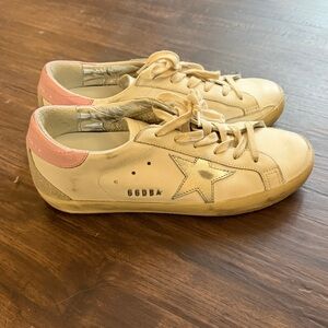 Authentic women’s white silver and pink golden goose’s women’s 38